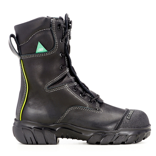 Globe TECHNICAL 10 in. Boots, Meets NFPA 1950 (1999, 1951 & 1977) Multifunctional and NFPA 1990 (1992) Liquid Splash