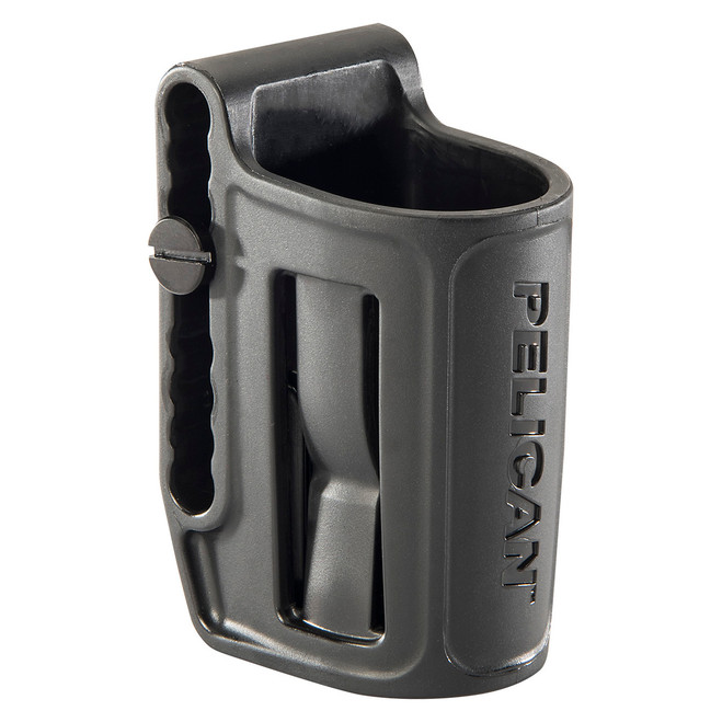 Pelican 7108 Plastic Holster black front view