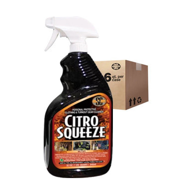 CITROSQUEEZE 32 oz. Spray Bottle PPE Gear Cleaner - 6 Pack