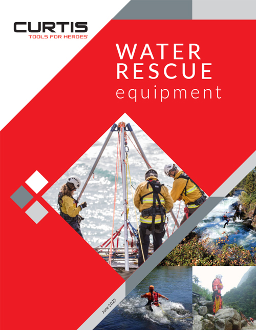 Cover - 2023 Curtis Water Rescue Equipment Catalog