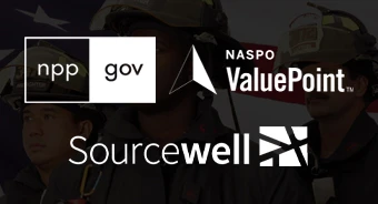 NPP Gov logo and Sourcewell logo