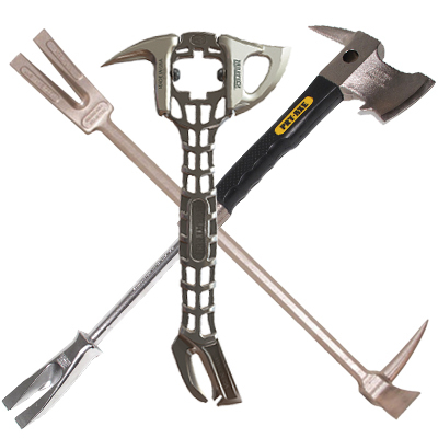 Paratech tools - Pry-Axe, TiTan Crash Axe, SPF Hooligan Tool