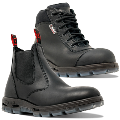 Redback Station and EMS Boots, black