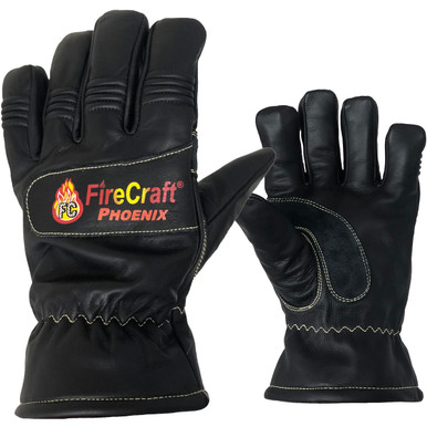 FireCraft Phoenix Gauntlet Style Cadet Fire Gloves | Curtis