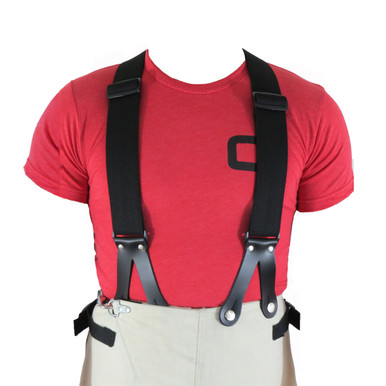 Wright X-Back Suspenders - Leather Loop Ends | Curtis