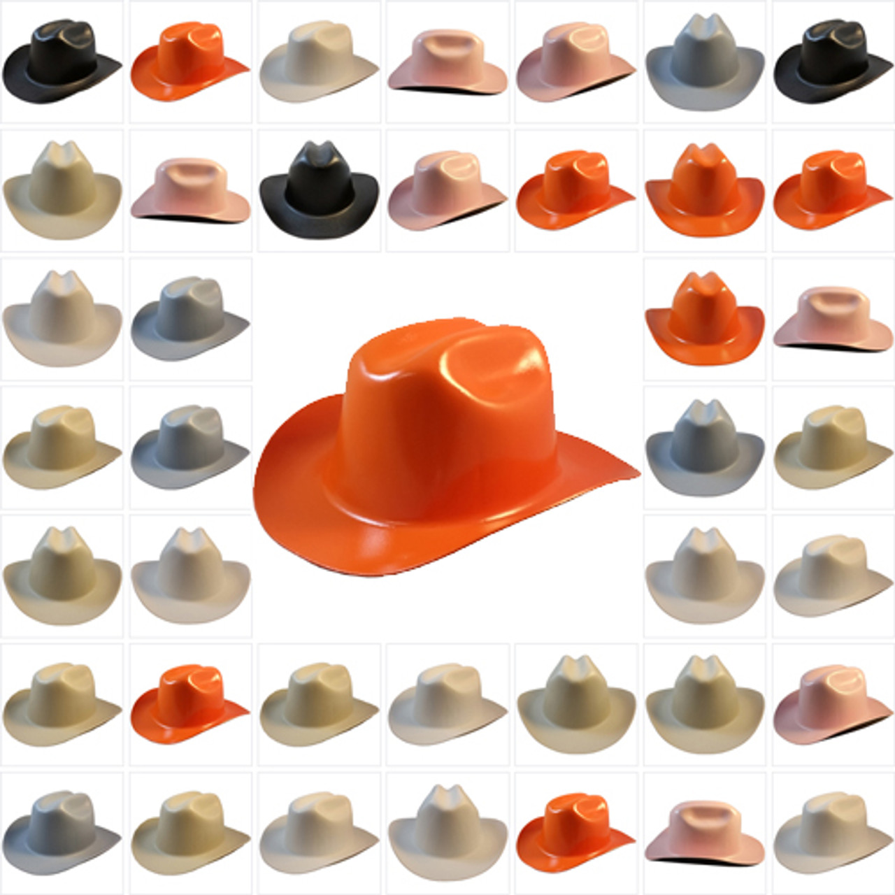 Occunomix Western Cowboy Hard Hats (All Colors)