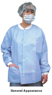 Sunlite Ultra Lab Jacket w/ 2 Pockets Knit Collar, Cuffs