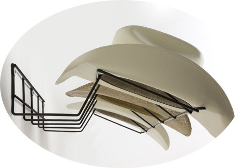 Cowboy Hat Rack Wall Mounted Hat Storage