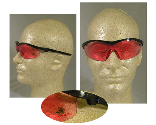 MCR Crews Winchester Safety Glasses w/ Vermilion Lens