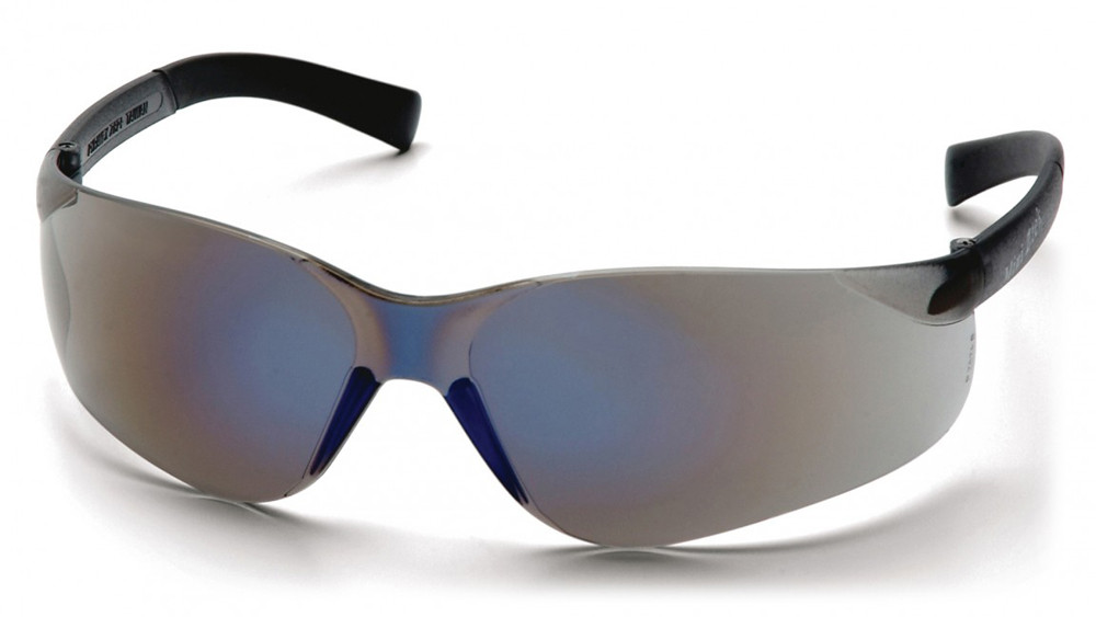 Pyramex Mini Ztek Safety Glasses w/ Blue Mirror Lens