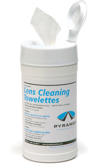 Pyramex Lens Cleaning Towelette Canister