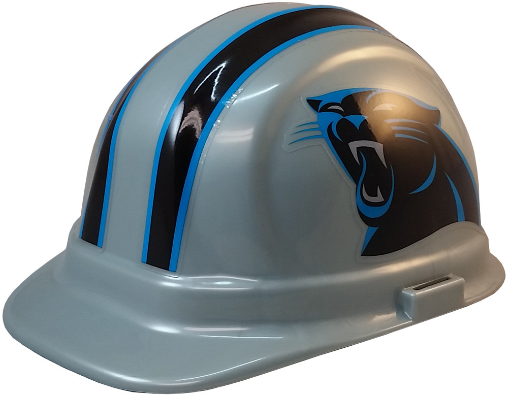 NFL Carolina Panthers Hard Hat Worksite Safety Helmets Tasco