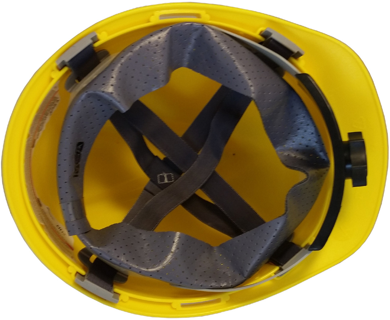 MSA VGard Cap Style Hard Hats w/ Swing Suspensions Yellow