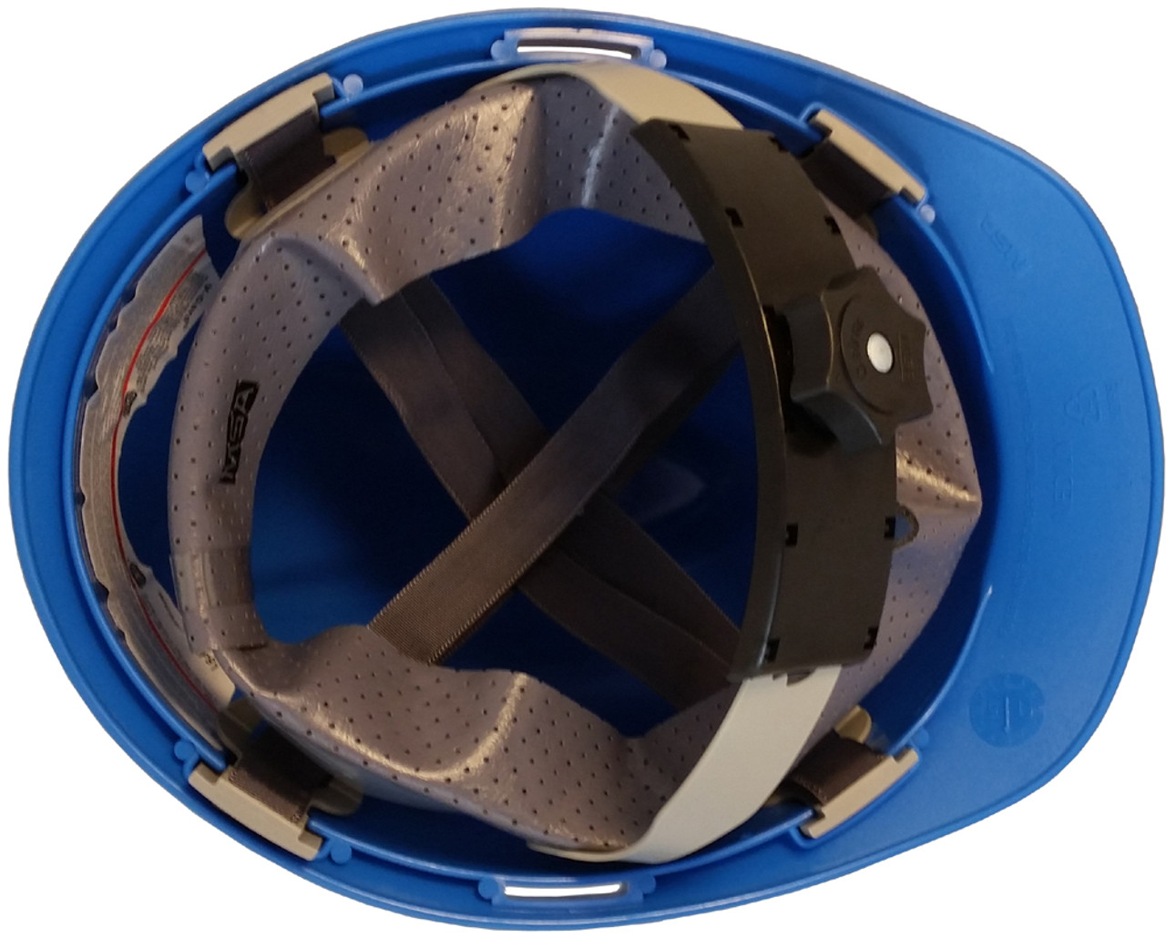 MSA VGard Cap Style Hard Hats w/ Swing Suspensions Blue