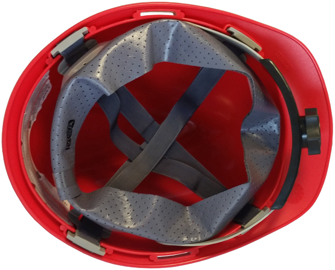 MSA VGard Cap Style Hard Hats w/ Swing Suspensions Red