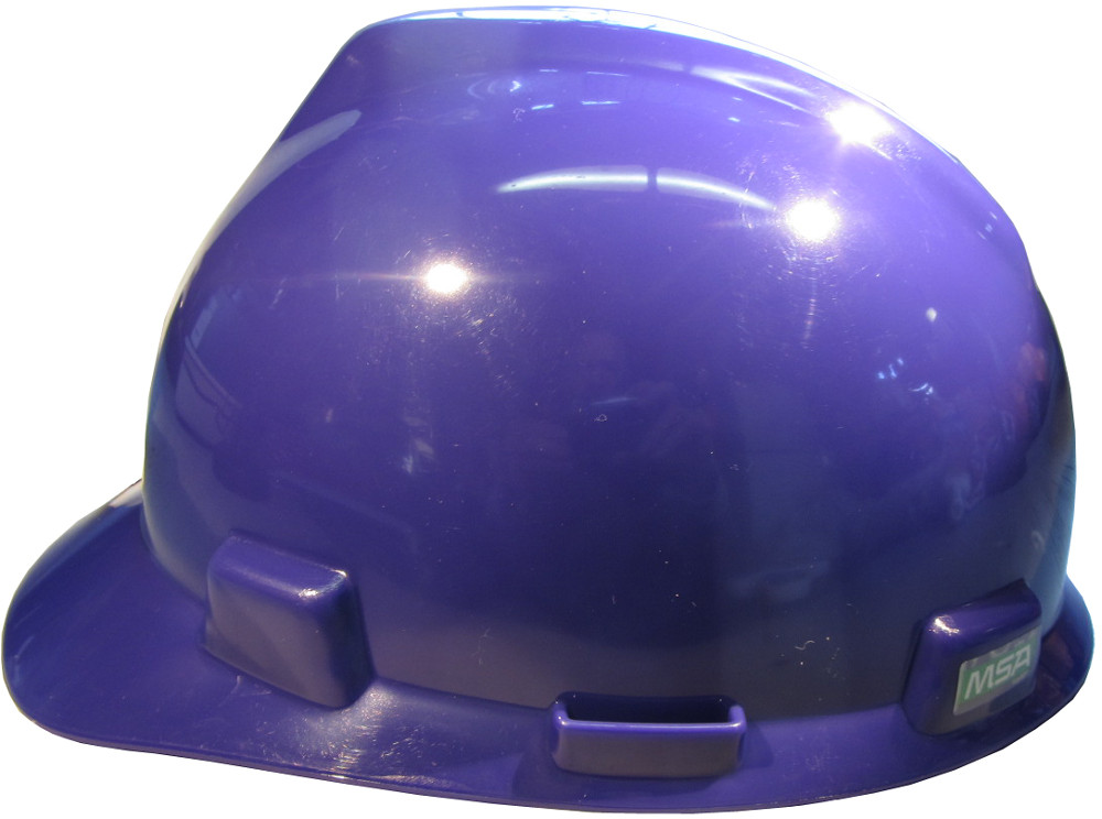 MSA VGard Cap Style Hard Hats w/ Swing Suspensions Purple