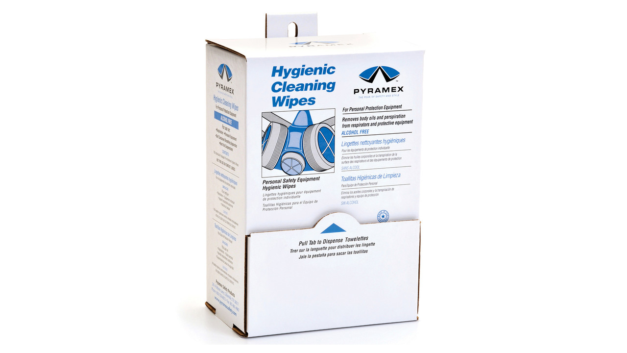 Pyramex Hygienic Safety Product Cleaning Towelettes