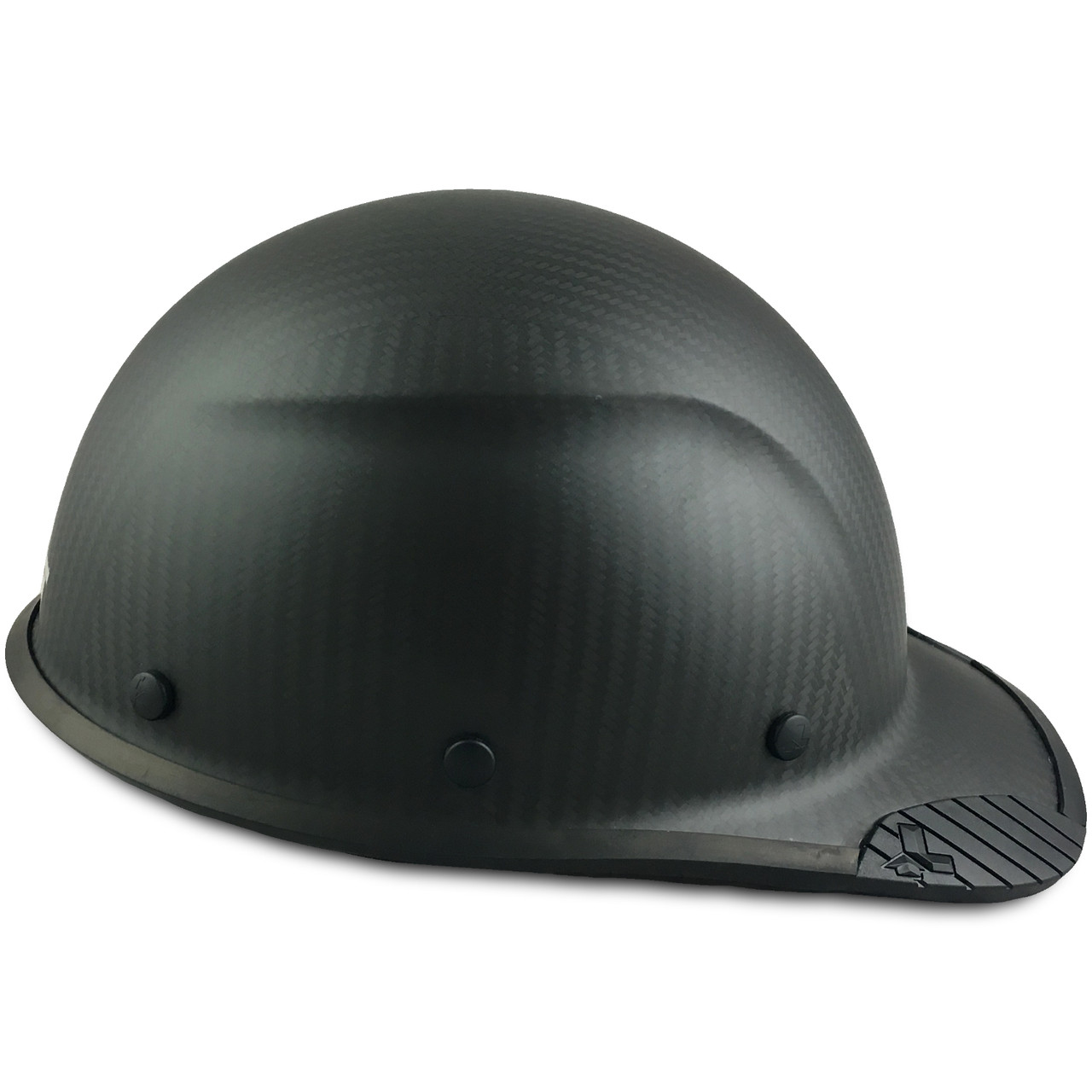 Actual Carbon Fiber Hard Hat Cap Style Matte Black