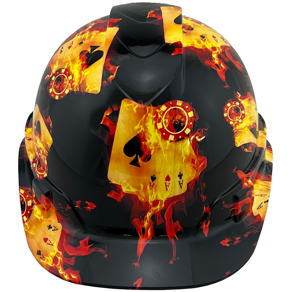 Flaming Aces Design Cap Style Hydro Dipped Hard Hats Buy Online at T