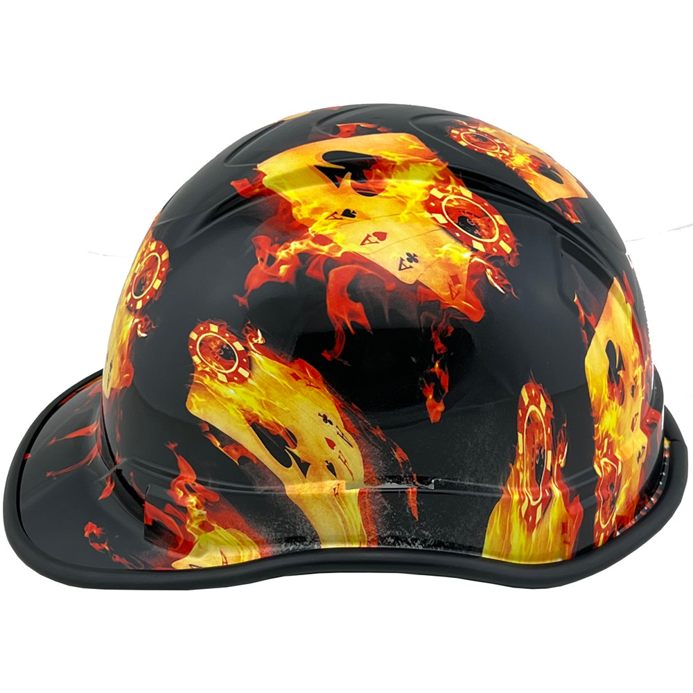Flaming Aces Design Cap Style Hydro Dipped Hard Hats Buy Online at T