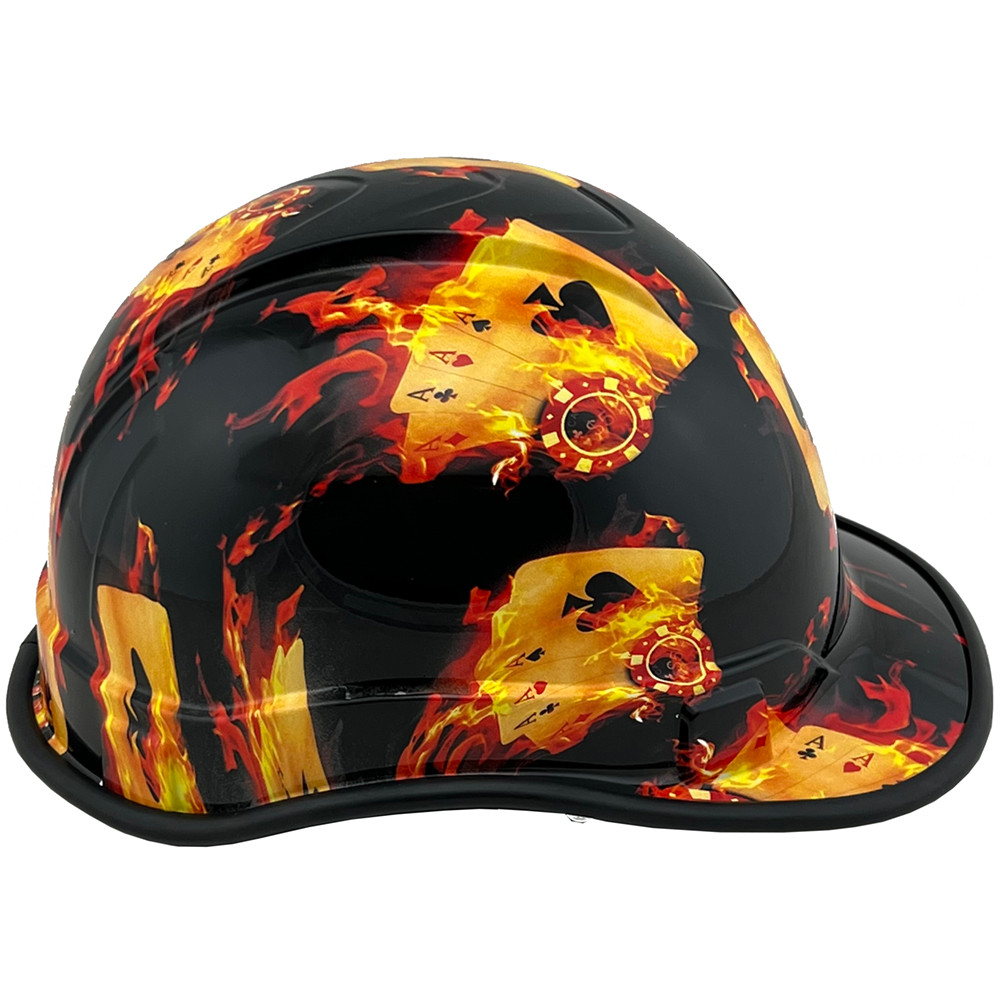 Flaming Aces Design Cap Style Hydro Dipped Hard Hats Buy Online at T