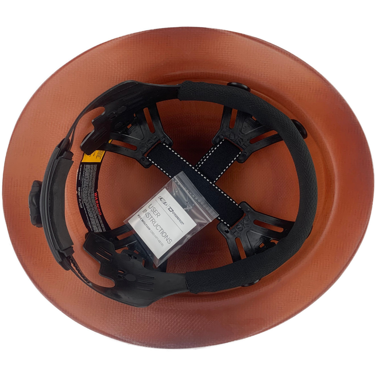 Dynamic Wolfjaw Full Brim Fiberglass Hard Hat - Natural Tan | Texas ...