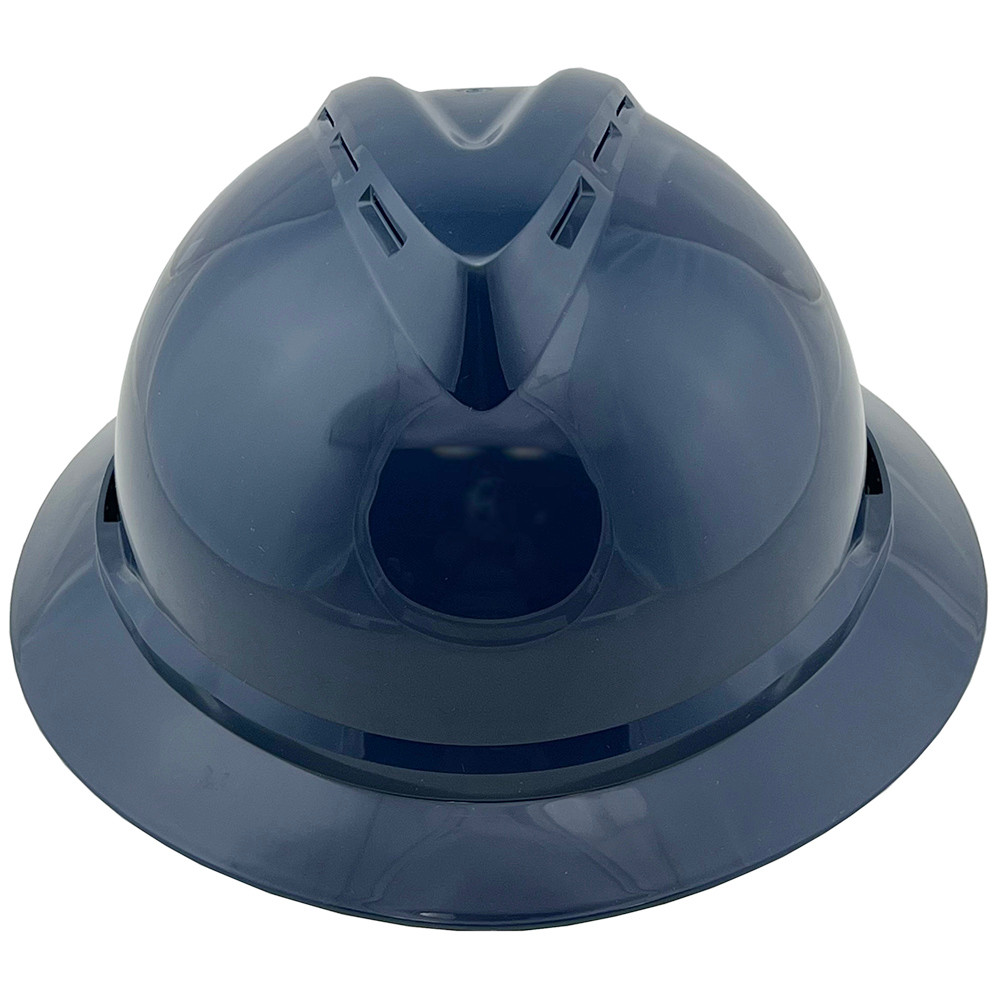 MSA Advance Full Brim Vented Hard hat with 6 point Ratchet Suspension