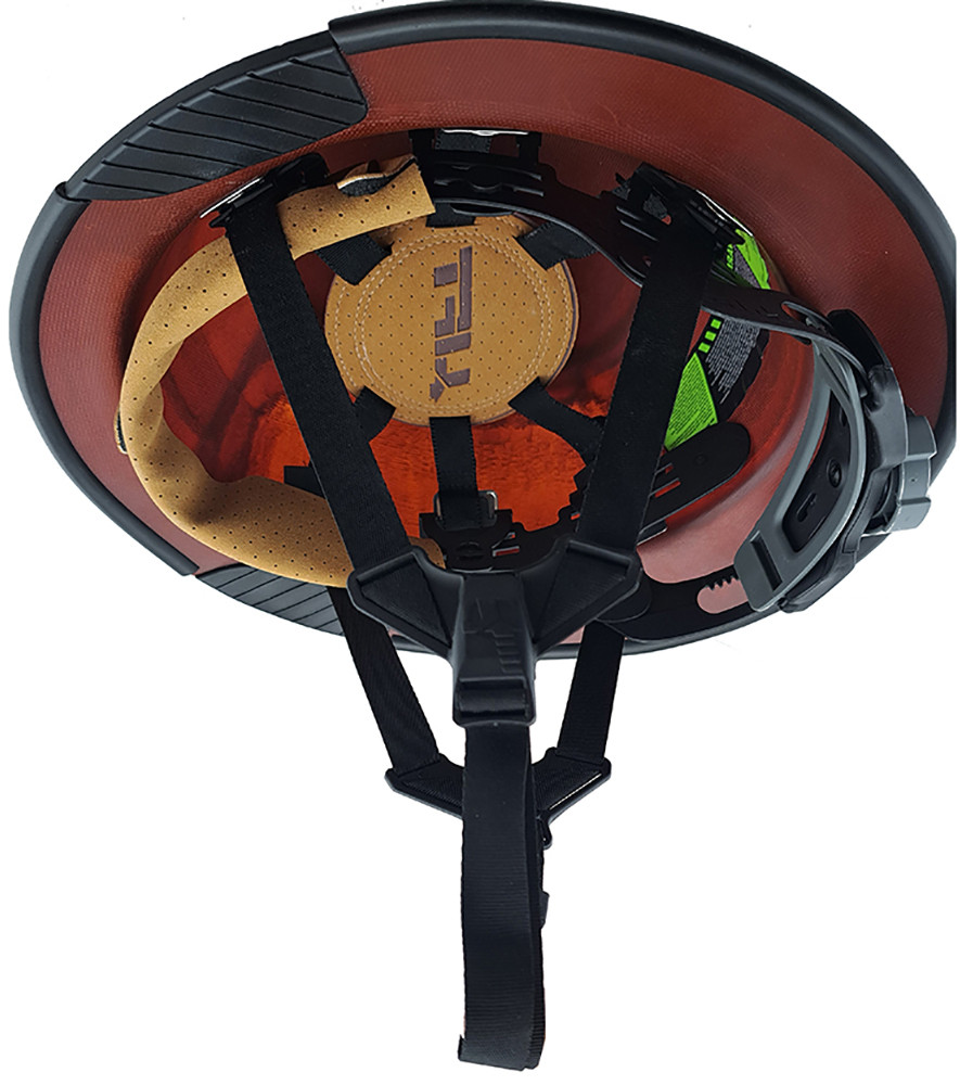 DAX Fiberglass Composite Hard Hat | Full Brim w/ Chin Strap | Tasco ...
