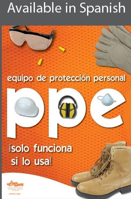 PPE Safety Poster in SPANISH  pic 1