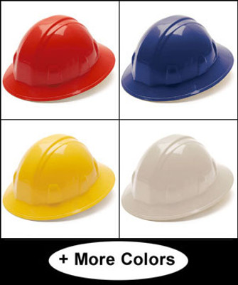 Pyramex 4 Point Full Brim Style Hard Hats