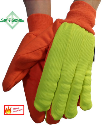 Rig Impactor Impact Resistant FR Oil Field Gloves Pic 1