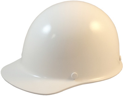 Skullgard Cap Style With Ratchet Suspension White  Oblique