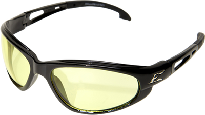 Wolverine (Dakura) Safety Glasses ~ Black Frame with Yellow Lens