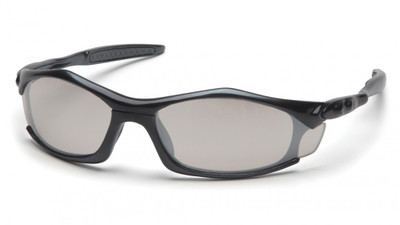 Pyramex Solara Safety Glasses ~ Black Frame ~ Indoor Outdoor Lens