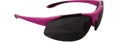 "Ella" ~ Pink Safety Glasses ~ Smoke Lens