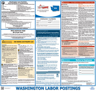 Washington Self-insured State Labor Law Posters