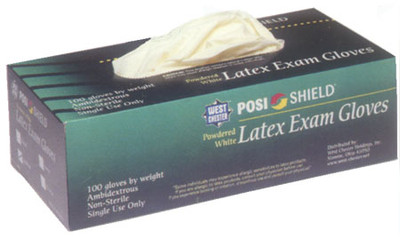 Posi Shield Industrial Grade Textured Latex Gloves  Pic 1