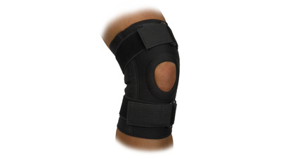 Ambidextrous Knee Sleeve with Open Patella and Straps (EACH) (BKS500) Pic1