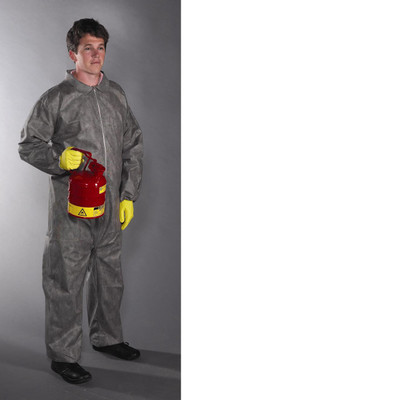 Posiwear 3 Coveralls GRAY w/ Elastic Wrists, Ankles   pic 1