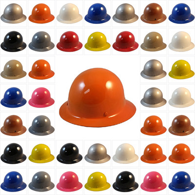 MSA Skullgard Full Brim Hard Hats with RATCHET Suspensions