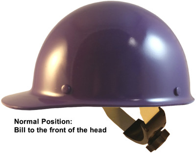 Skullgard Cap Style With Swing Suspension Purple - Swing Suspension in Normal Position