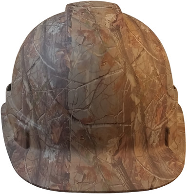 Pyramex Ridgeline Cap Style Hard Hat with Camouflage Pattern - Front View