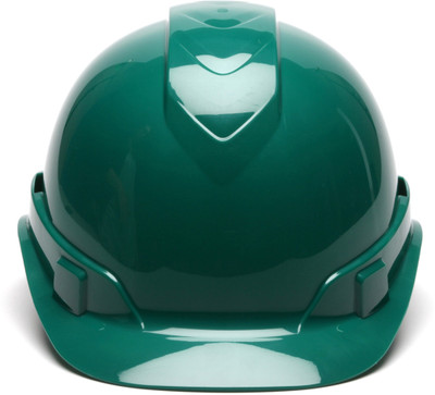 Pyramex Ridgeline Cap Style Hard Hats Green - 6 Point Suspensions (HP46135) Front