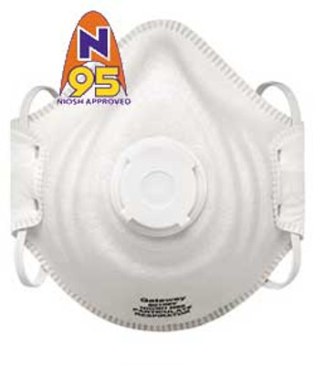 Gateway PeakFit Vented N95 Respirator (10 per box), Part #80102V pic 5