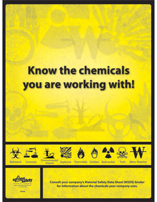 Know Your Chemicals Posters in ENGLISH  pic 1