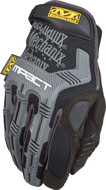 Mechanix M-Pact Black/Gray Gloves ~ Back View