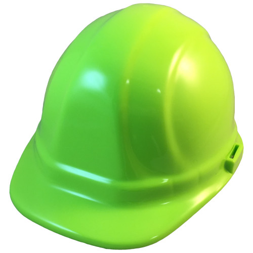 ERB Omega II Cap Style Hard Hats w/ Pin-Lock Hi Viz Lime pic 1