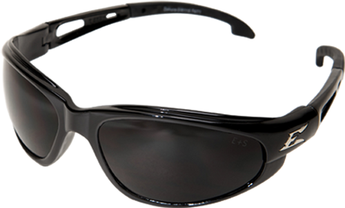 Wolverine (Dakura) Safety Glasses ~ Black Frame with Smoke Lens