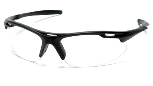 Pyramex Avante Safety Glasses ~ Black Frame ~ Clear Lens