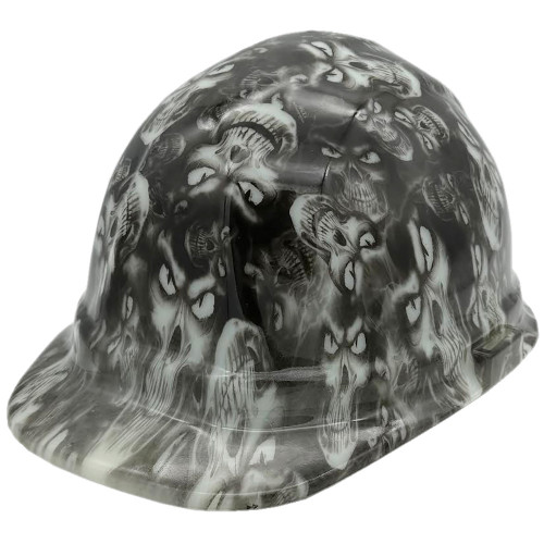 Hades GLOW IN THE DARK Cap Style Hard Hat Oblique Left Hades GLOW IN THE DARK Cap Style Hard Hat Oblique Left